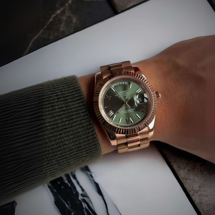DayDate Mod – Olive Dial