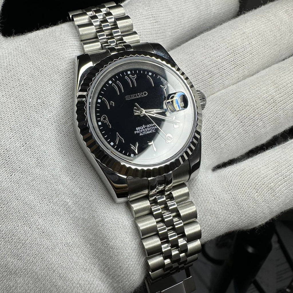 Seiko Just -Black Arabic Dial